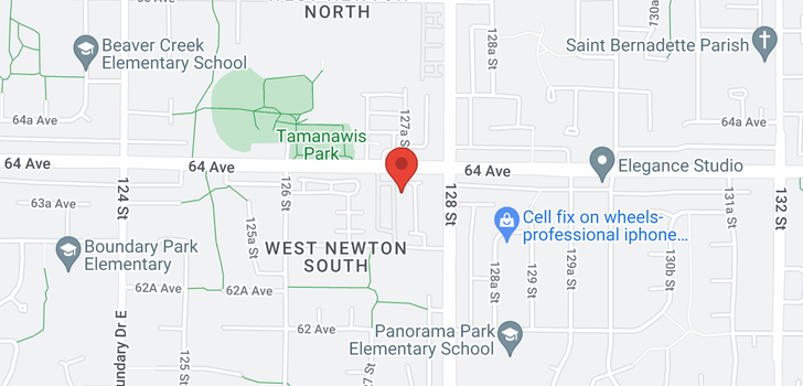 map of 32 12635 63 AVENUE